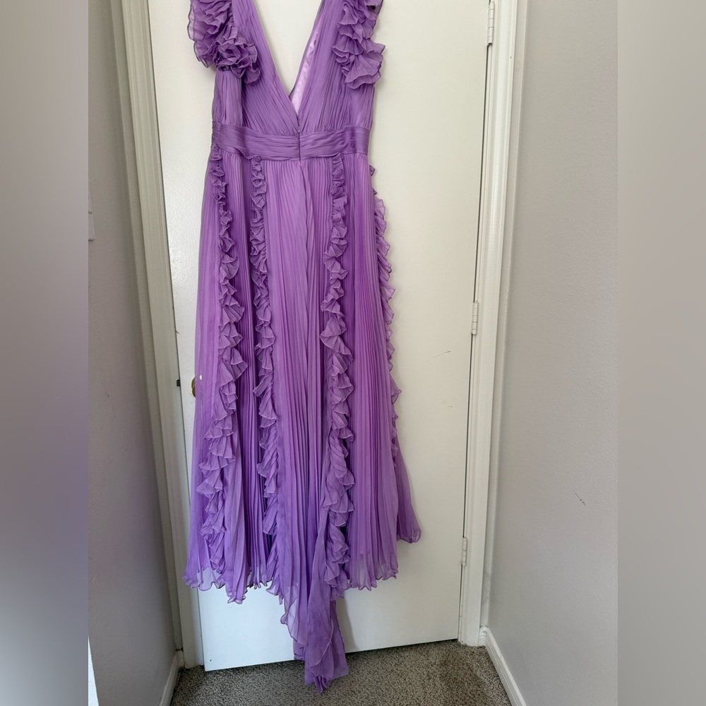 Chic Lavender Ruffle Wedding Dress. Wear it once - Picture 6 of 8